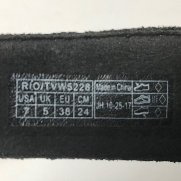 Vionic Black Lizard Rio Platform Slide Sandals - Picture 2 of 16